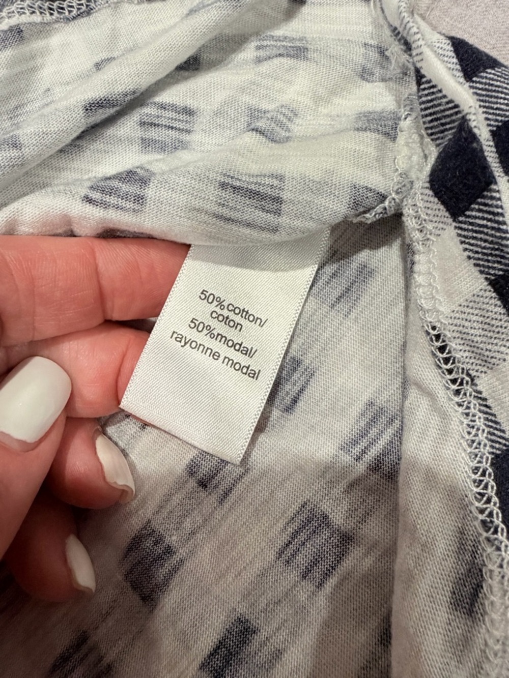Maurices Gingham Ruffle Sleeve Top XL Black White - Picture 7 of 7